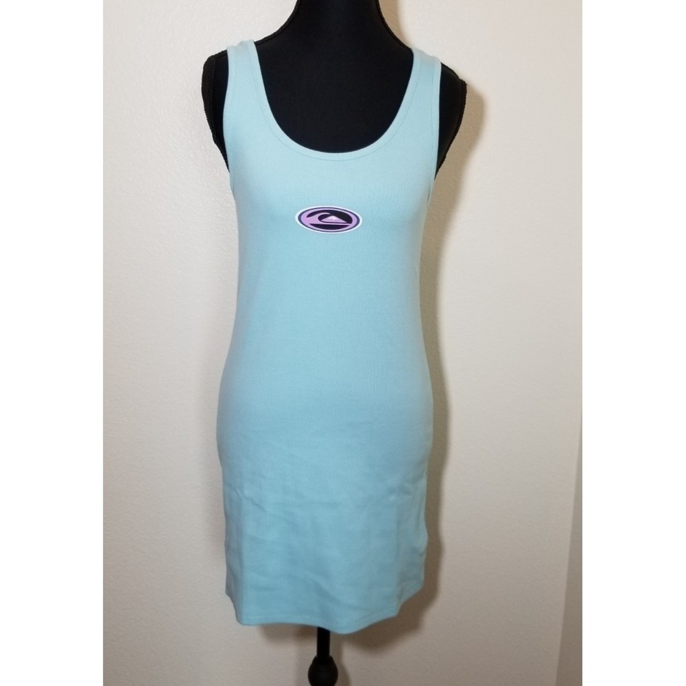 Quicksilver Womens Small Tank Mini Dress Beach Surfer Summer Swim Vacation NWT